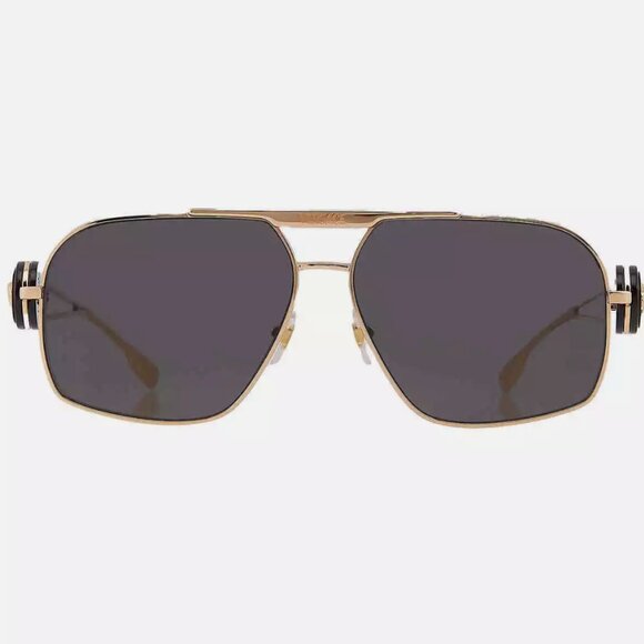 Versace Grey Navigator Men's Sunglasses - Picture 2 of 5